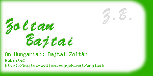 zoltan bajtai business card